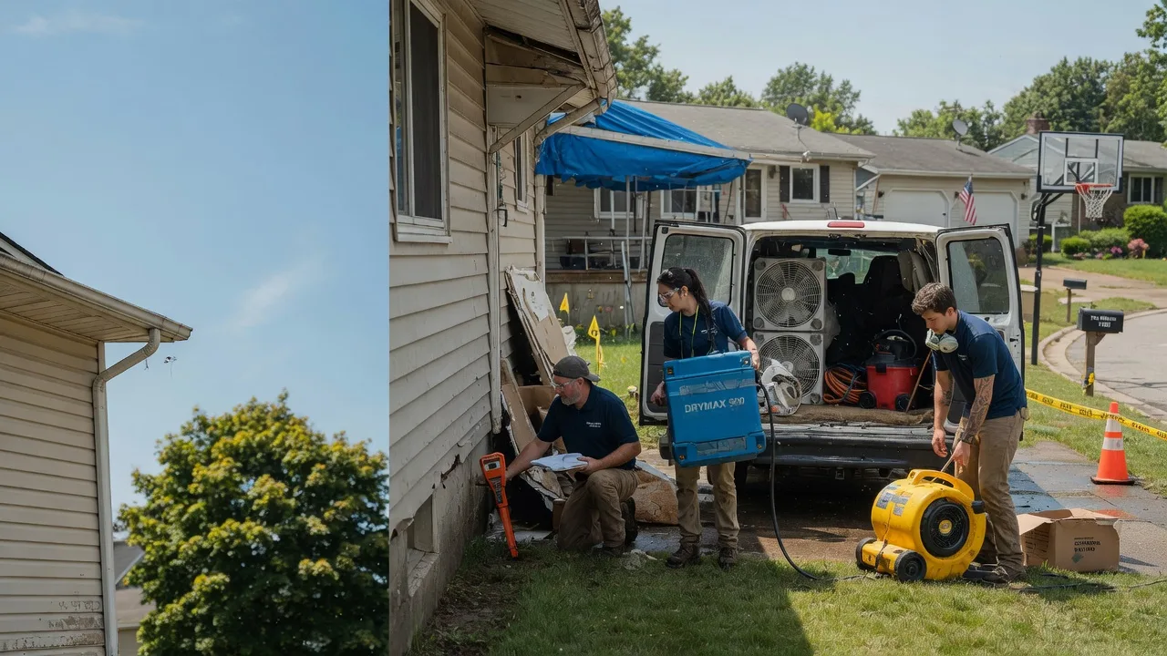 Ceiling Leak Cleanup in Mansfield, PA near me